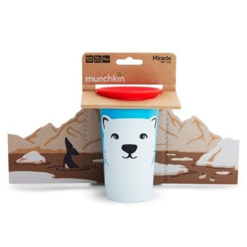 Taza antiderrame del animal Oso Polar