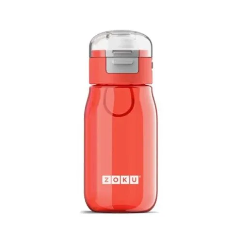 Botella flip glup de color rojo