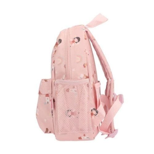 Mochila infantil color rosa de animales