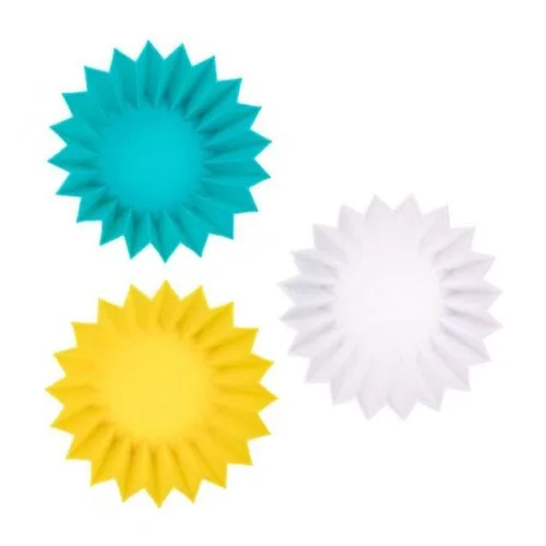 Pack de moldes de silicona colores amarillos