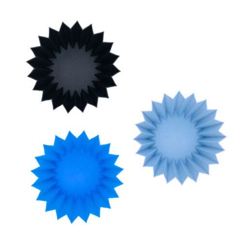 Pack de moldes de silicona colores azules