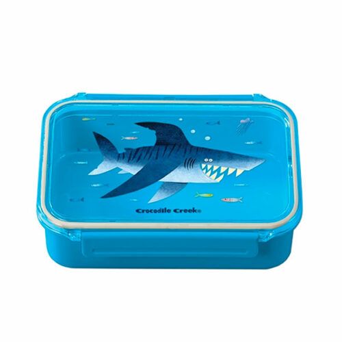 Porta alimentos con compartimentos de tiburón
