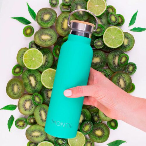 Botella térmica color verde