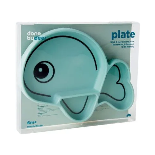 Plato de ballena para baby led weaning