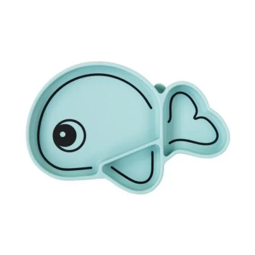 Plato de ballena para baby led weaning