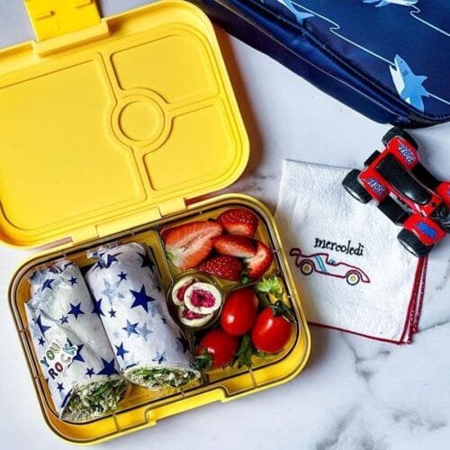Papel para envolver ideal para las fiambreras Yumbox