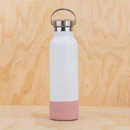 Base de silicona para botella Montii color rosa palo