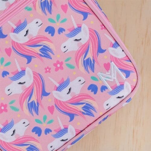 Preciosa bolsa térmica de unicornios para llevar las Yumbox