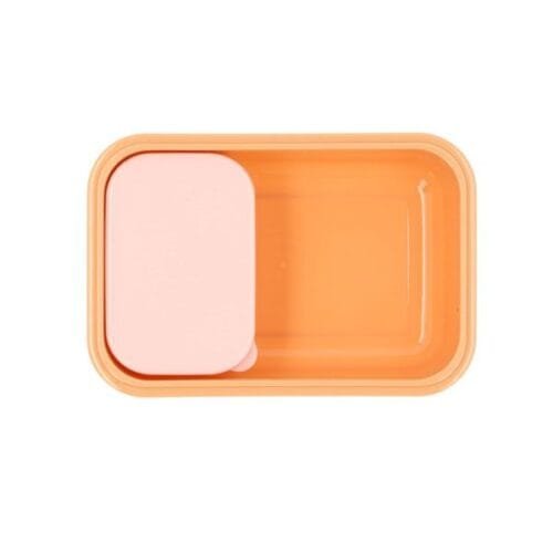 Fiambrera marca bento de color rosa
