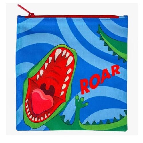 Porta alimentos de la marca Yumbox con dibujo de dinosaurio