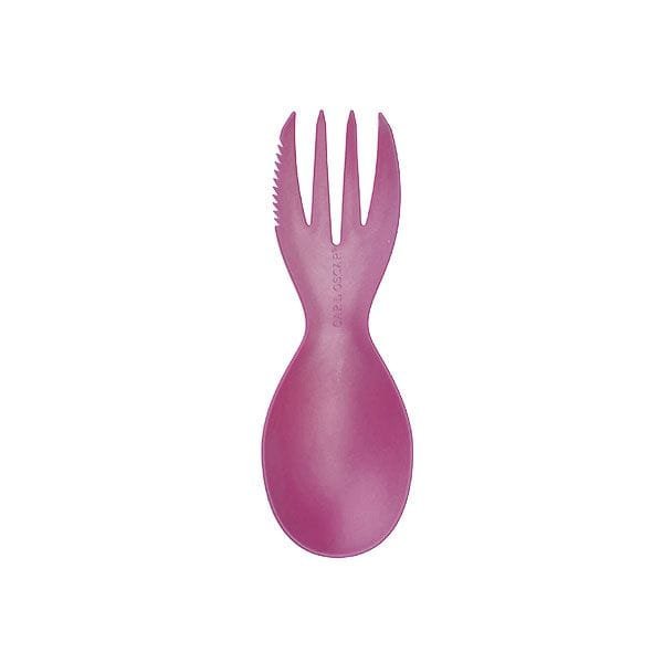 Tenedor y cuchara de color fucsia