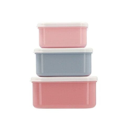 Set de 3 cajitas de almuerzo de unicornios