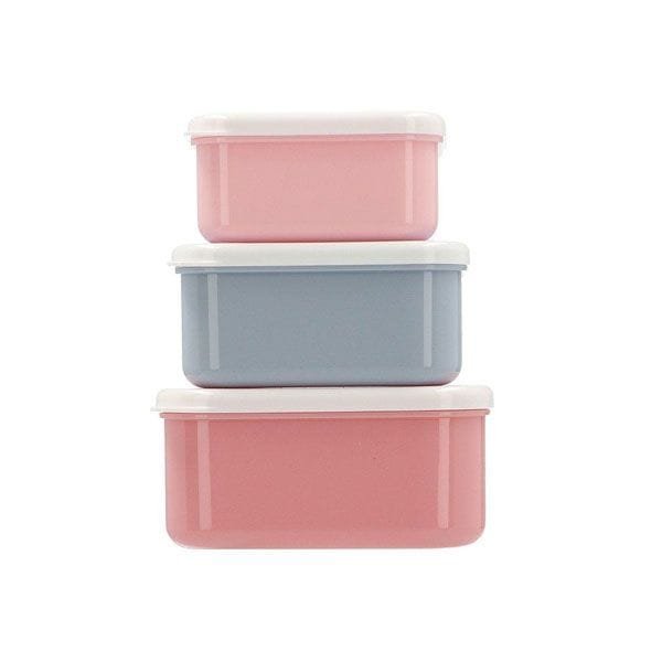 Set de 3 cajitas de almuerzo de unicornios