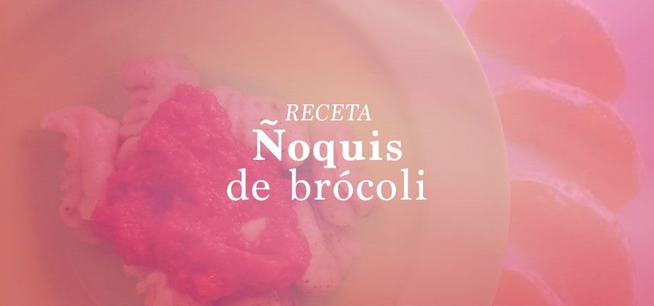 Ñoquis con Brócoli