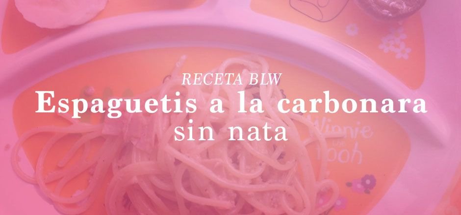 Espaguetis a la carbonara sin nata