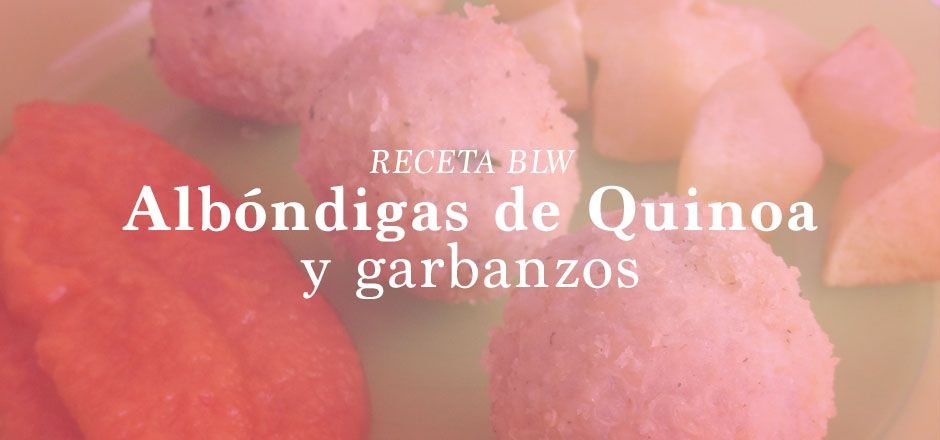 Albóndigas de quinoa con garbanzos