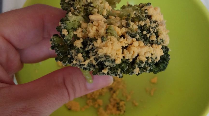 Introducción al huevo con brócoli