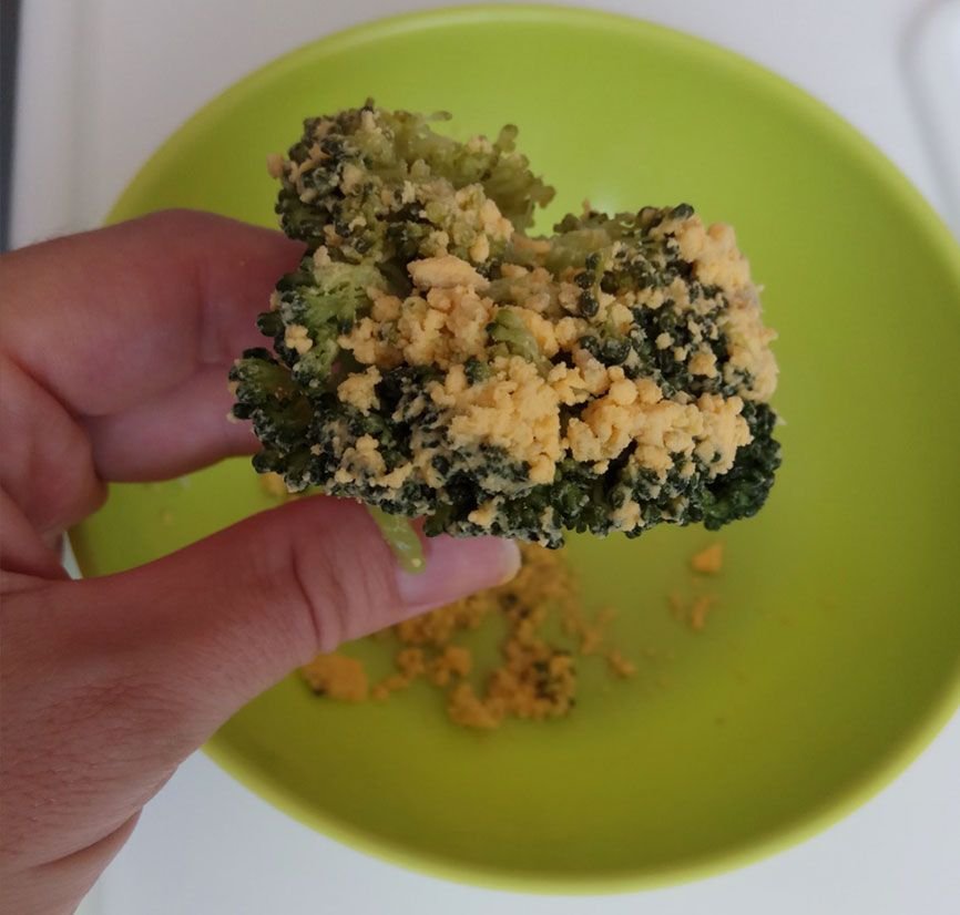 Introducción al huevo con brócoli