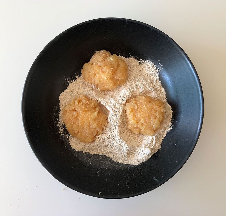 Nuggets de pollo con queso