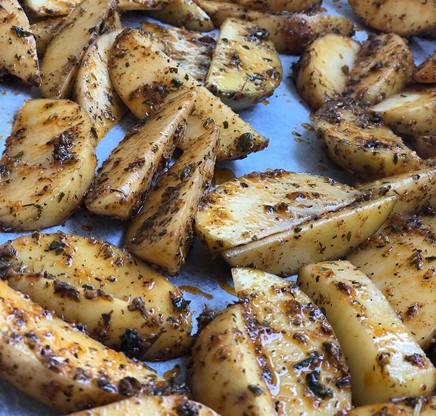 Patatas gajo al horno