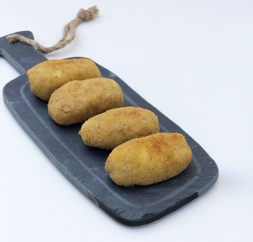 Croquetas integrales de merluza