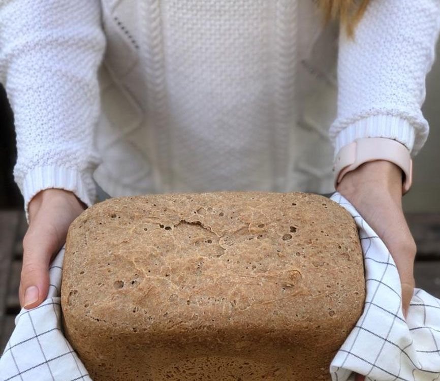 Pan de espelta con la planificadora